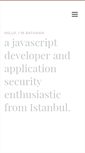 Mobile Screenshot of batuhan.org